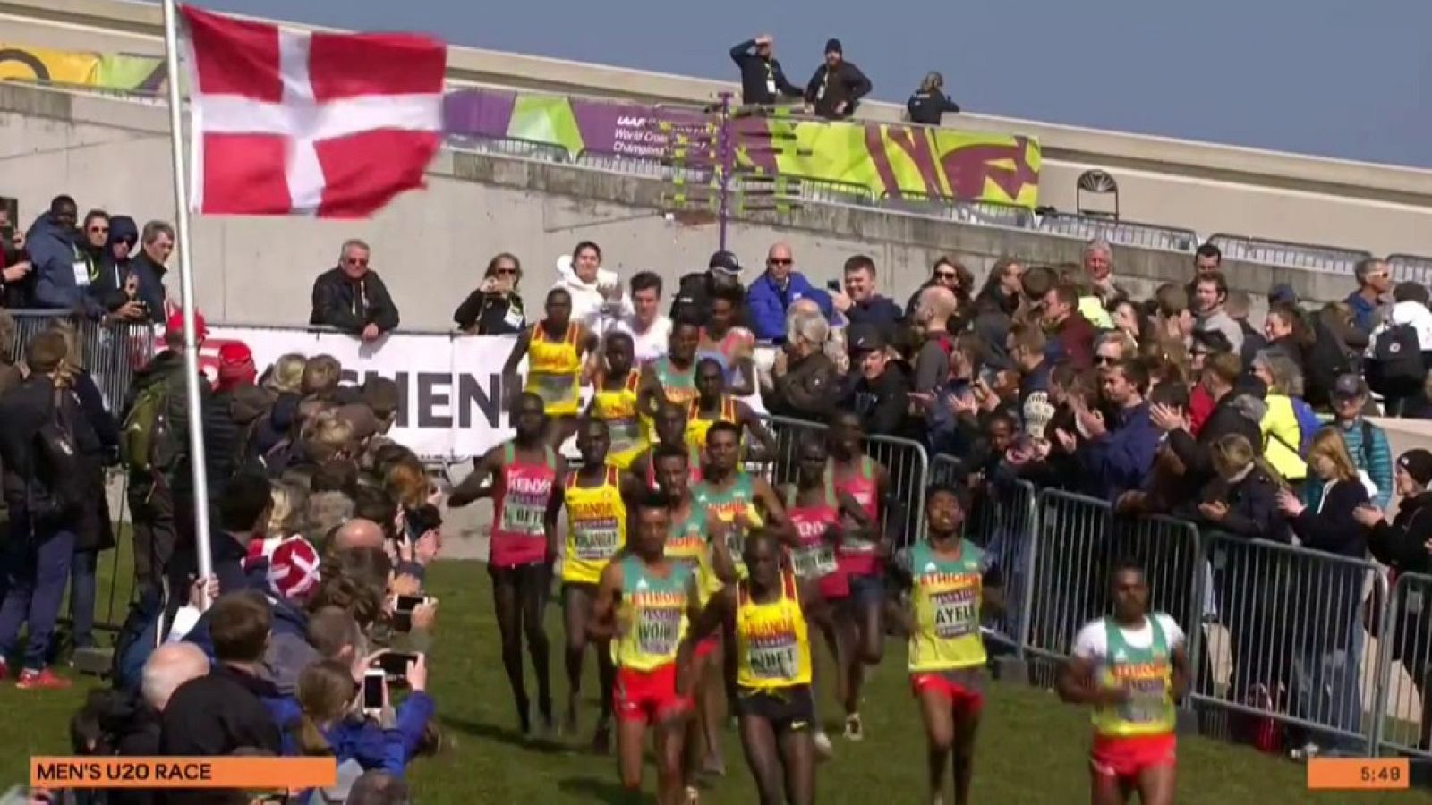 Atletismo Cross - Campeonato del Mundo. Carrera sub-20 Masculina, desde Aarhus (Dinamarca) - ver ahora