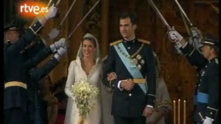 Personajes en el Archivo de RTVE - 5 años de la boda Felipe-Letizia