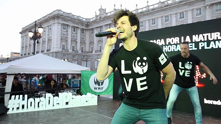 Eurovisión - Actuación de Miki por la #horadelplaneta