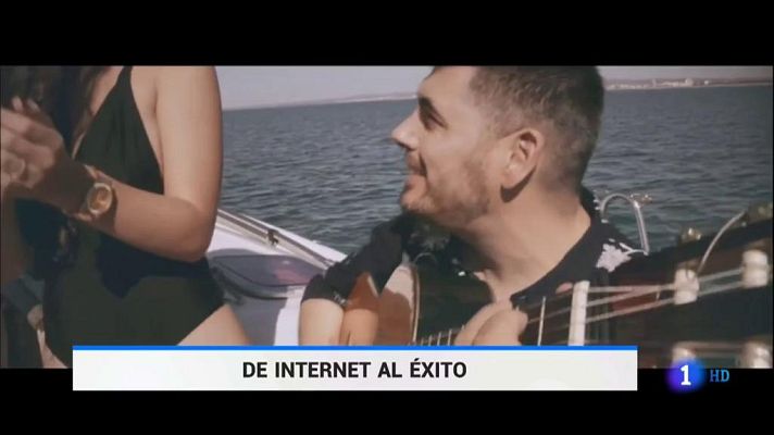 Telediario 1 - Artistas que han conseguido su fama gracias a Youtube