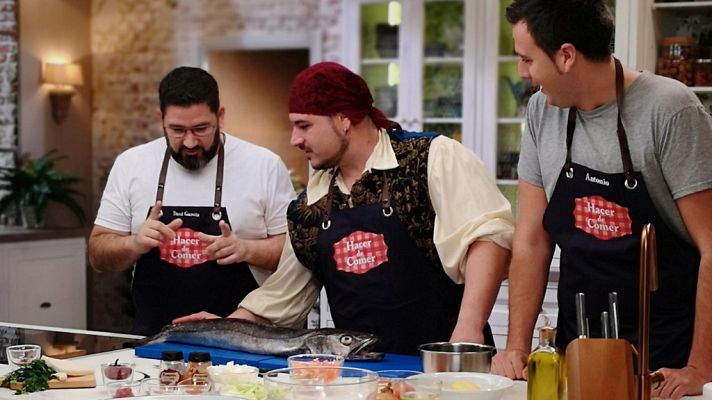 Hacer de comer - Zarzuela de marisco y escalopines al roquefort