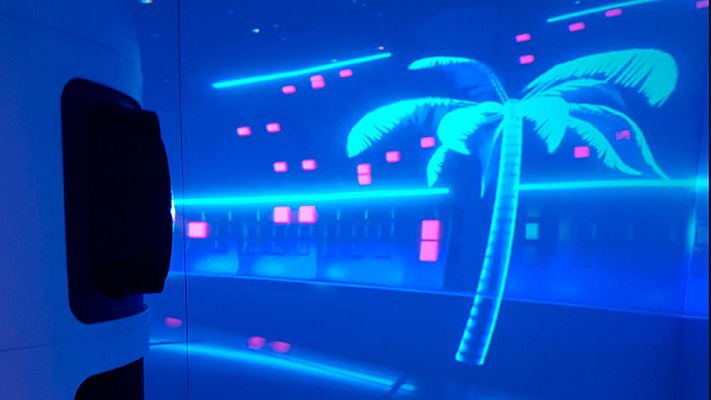 Telediario 1 - Emprendedores catalanes llevan al hogar las experiencias inmersivas sin gafas