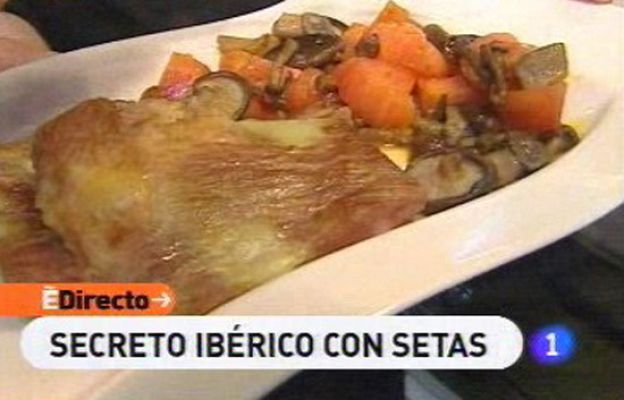 RTVE Cocina - Secreto ibérico con setas