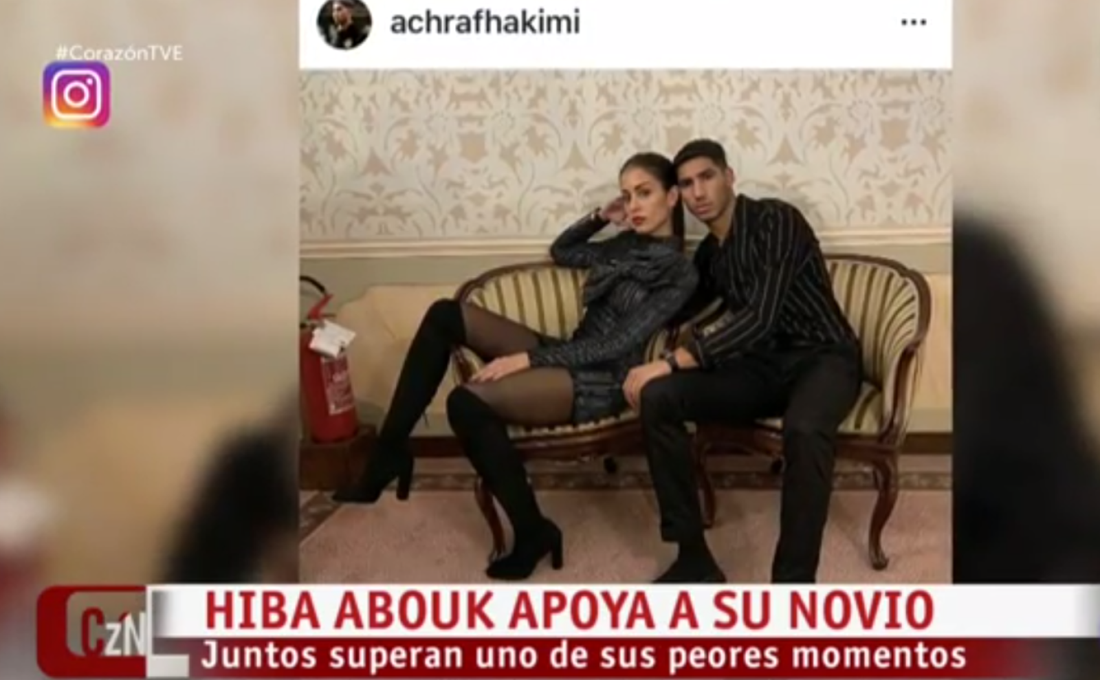 Corazón - Hiba Abouk y Achraf Hakimi, juntos en los momentos más delicados - D Corazón | Ver