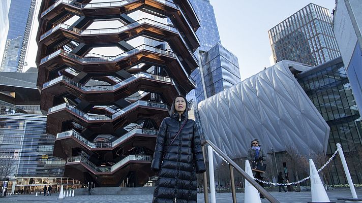 Telediario 1 - The Shed, el edificio sobre ruedas que mantiene a Nueva York en la vanguardia