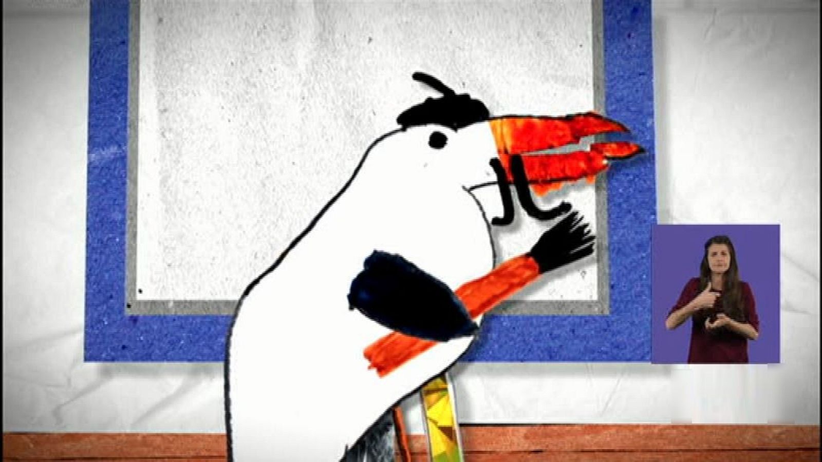 Olive, la artista - Olive la pequeña avestruz | Ver