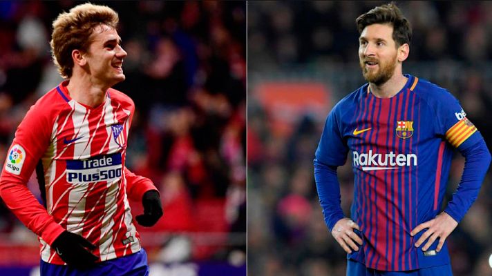 Telediario 1 - Griezmann y Messi, cara a cara en el partido que puede decidir la Liga