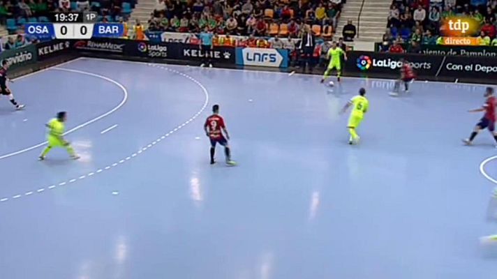 Fútbol Sala - Antes del primer minuto se adelanta el Barça | Osasuna Magna 0-1 Barça Lassa