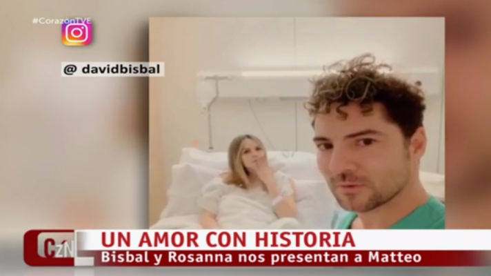  - David Bisbal y Rosanna Zanetti dan la bienvenida a su hijo
