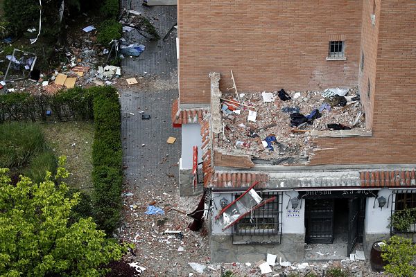 Telediario 1 - Son 82 las familias afectadas por la explosión de gas en Vallecas
