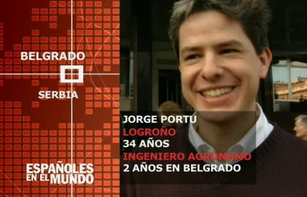 Españoles en el mundo - Serbia - Jorge