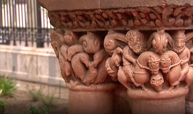 Telediario 1 - Un arco románico del siglo XII impreso en 3D