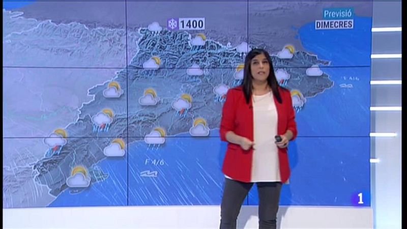 Vídeo sobre el temps a Catalunya el 10/04/2019