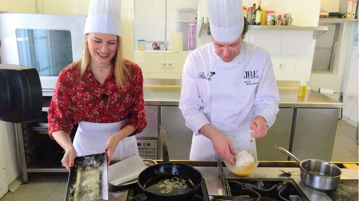 Aquí la Tierra - Pescado relleno con sello de Ocaña