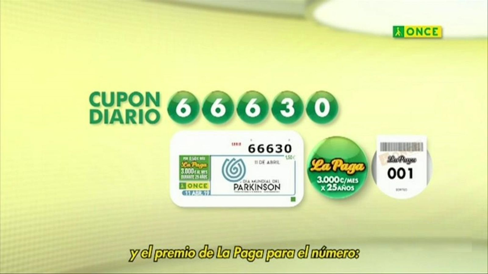 Sorteo ONCE - 11/04/19 - ver ahora