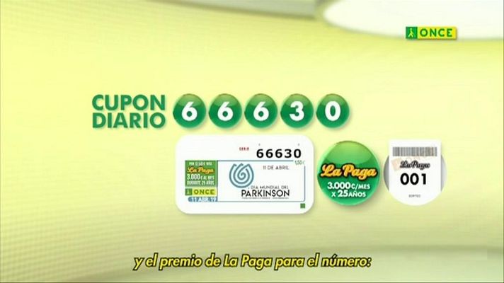 Sorteos ONCE - Sorteo ONCE - 11/04/19