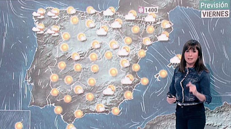 Temperaturas en ascenso y estabilidad creciente en toda España