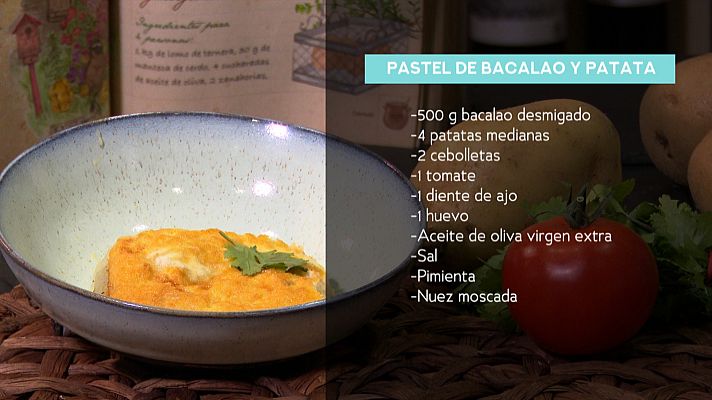RTVE Cocina - Receta de pastel de bacalao