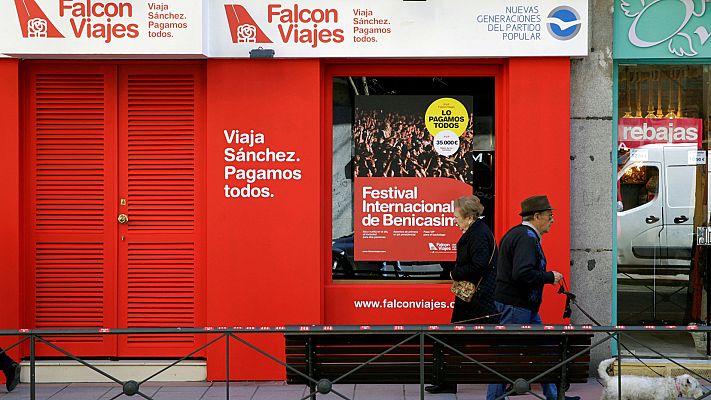  - Primer día de campaña electoral: el PSOE anuncia que denunciará al PP por su vídeo del 'Falcon viajes'