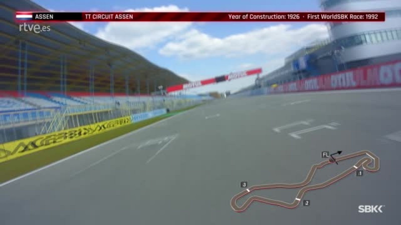 WorldSBK 2019 - Así es el circuito de Assen desde la cámara de a bordo - RTVE.es | Ver