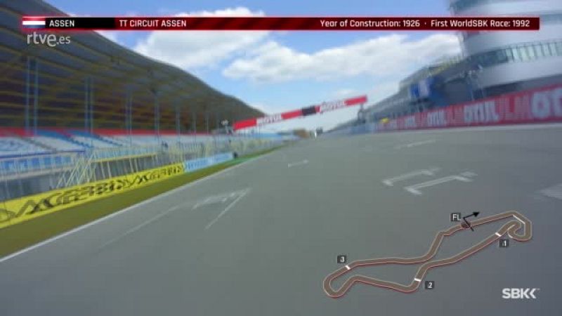 WorldSBK 2019 - Así es el circuito de Assen desde la cámara de a bordo - RTVE.es | Ver