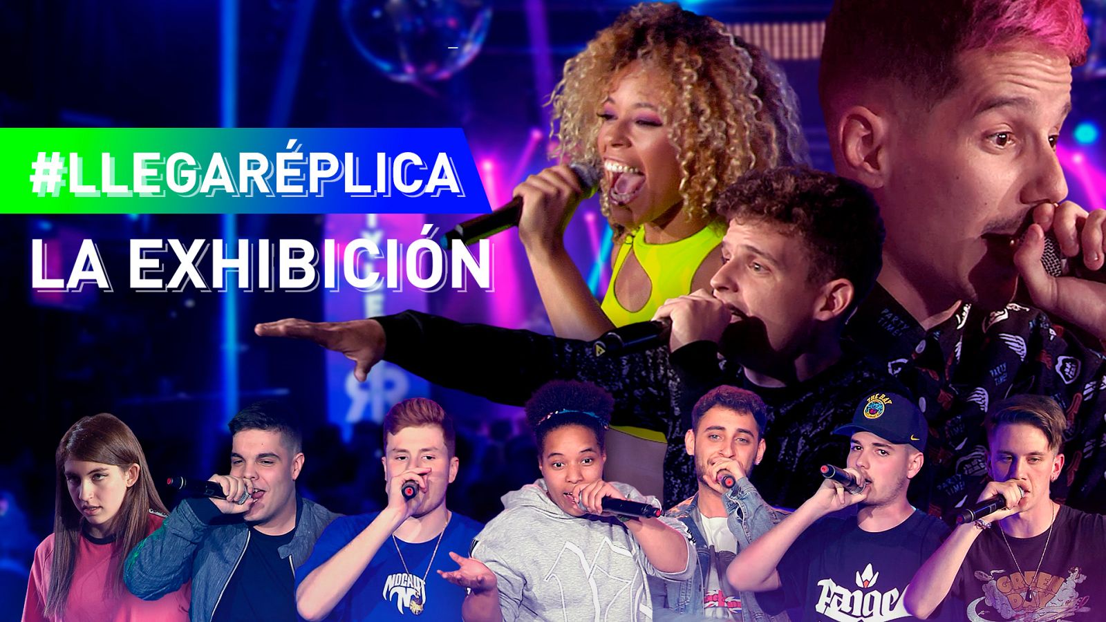 Réplica - Exhibición de gallos con Skone, Arkano, Walls, Bnet, BTA, Blon, Sara Socas, Erika Dos Santos y Force