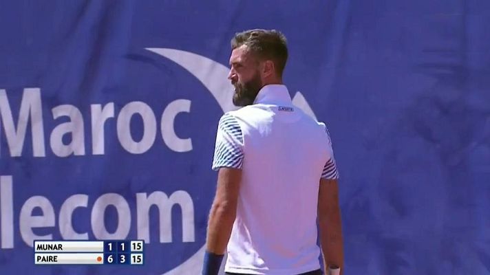 Tenis - ATP 250 Torneo Marrakech 1/4 de Final: J. Munar - B. Paire
