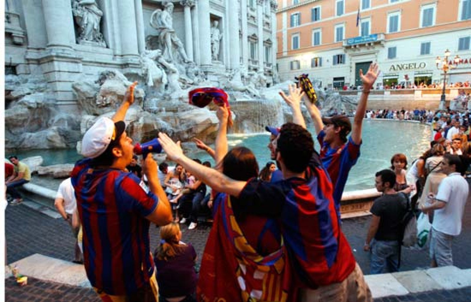 Los hinchas toman Roma - Champions League | Ver