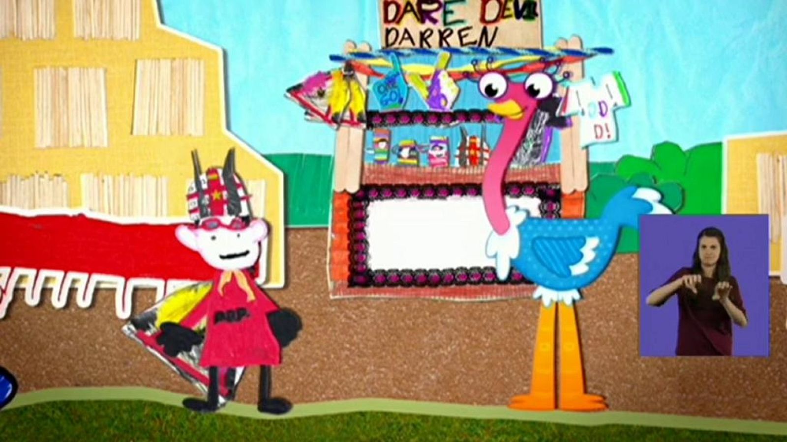 Olive y el espectáculo de riesgo con motos - Olive la pequeña avestruz | Ver