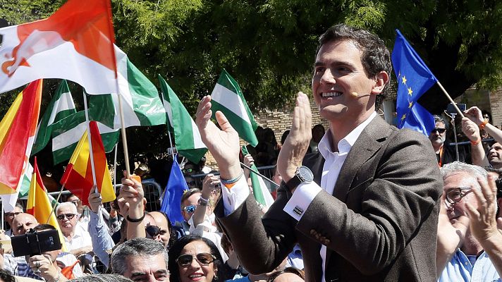 Telediario 1 - Rivera promete que si gobierna los autónomos tendrán el mismo paro que el resto de trabajadores