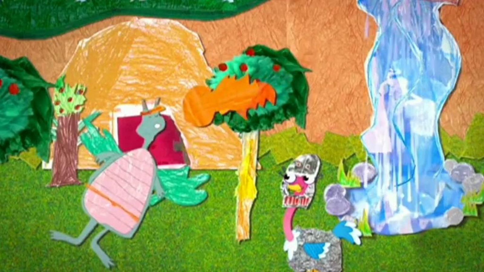 Olive conoce a un dragón - Olive la pequeña avestruz | Ver