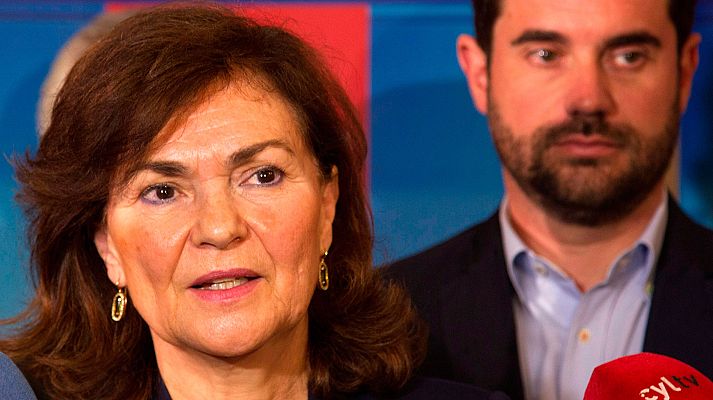 Telediario 1 - Calvo: "La violencia hay que rechazarla siempre, pero todos hemos de ayudar un clima de respeto"