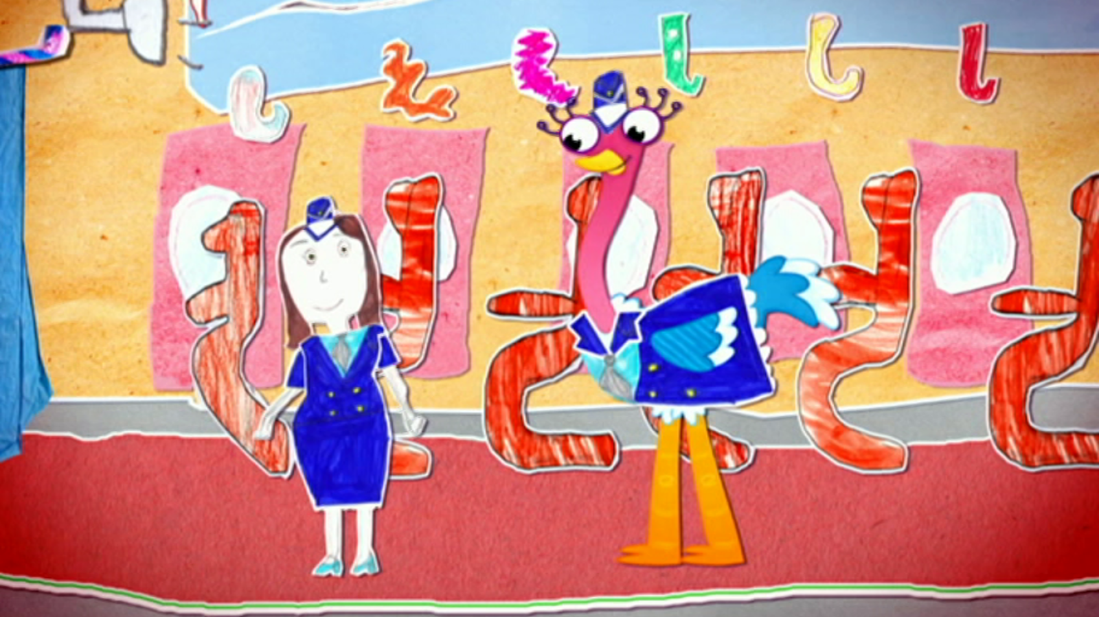 Olive azafata - Olive la pequeña avestruz | Ver