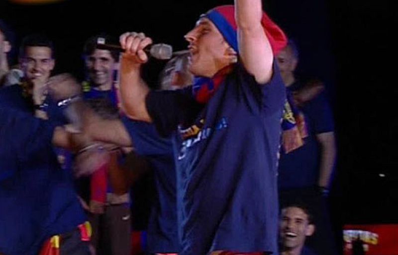 Puyol, Xavi, Messi e Iniesta, entre otros, han deleitado a los aficionados con algunas palabras.