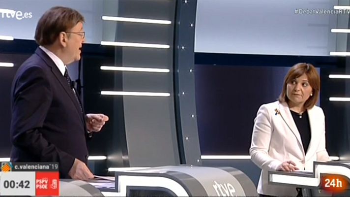 Especiales informativos - Bonig y Puig se enzarzan por la corrupción