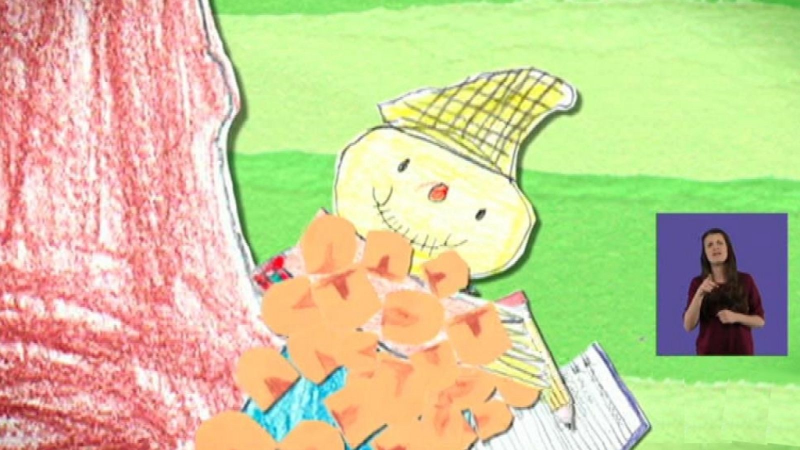 Olive y el espantapájaros - Olive la pequeña avestruz | Ver