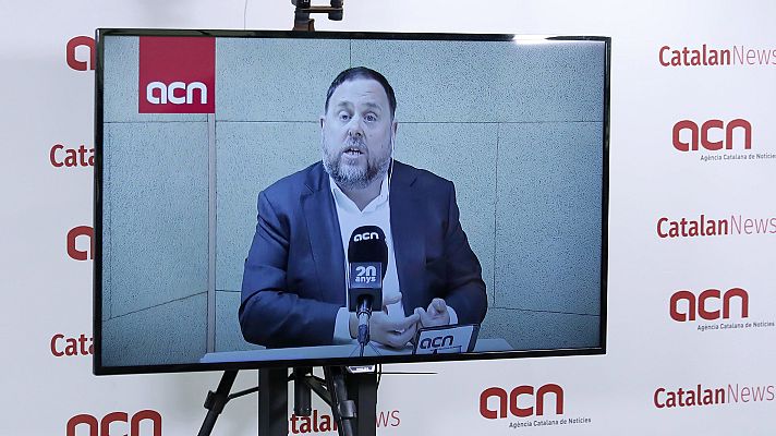 Telediario 1 - Junqueras se abre a permitir la investidura de Sánchez: "No facilitaremos un gobierno de extrema derecha"