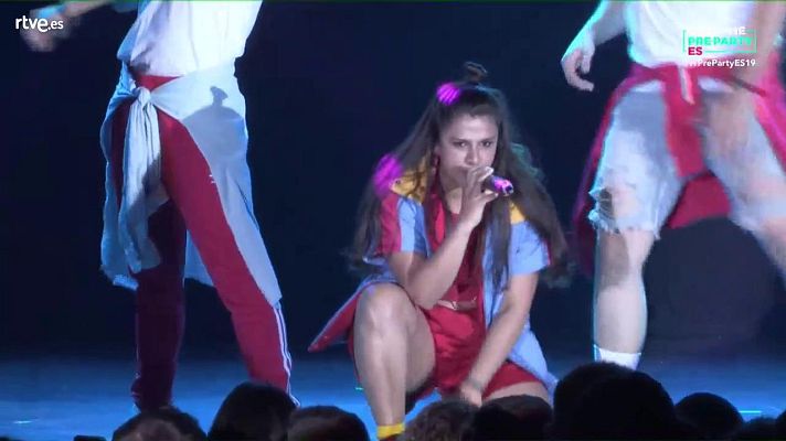 Eurovisión - Tracy de Sá canta "Por aquí"