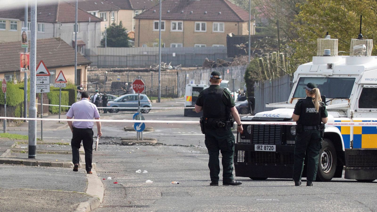 Dos detenidos por el asesinato de la periodista durante los disturbios en Irlanda del Norte