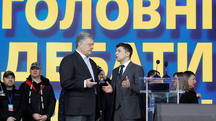 Telediario 1 - Jornada de reflexión en Ucrania tras el debate a la presidencia del país