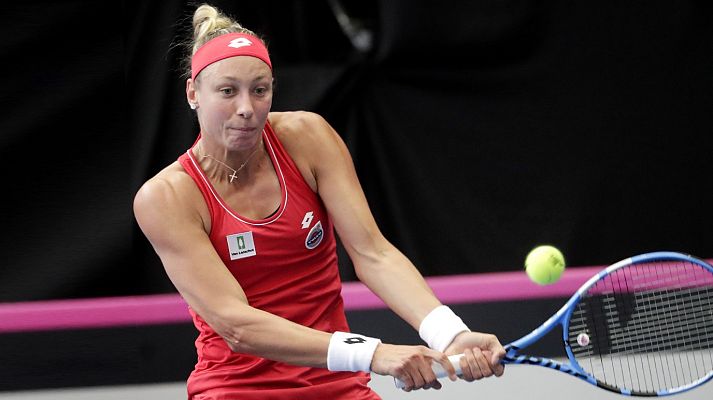 Tenis - Copa Federación. 2ª Ronda: Bélgica - España (4º partido indi
