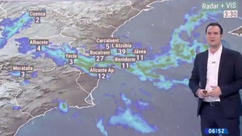 Lluvias persistentes en Cataluña y Comunidad Valenciana - El tiempo | Ver