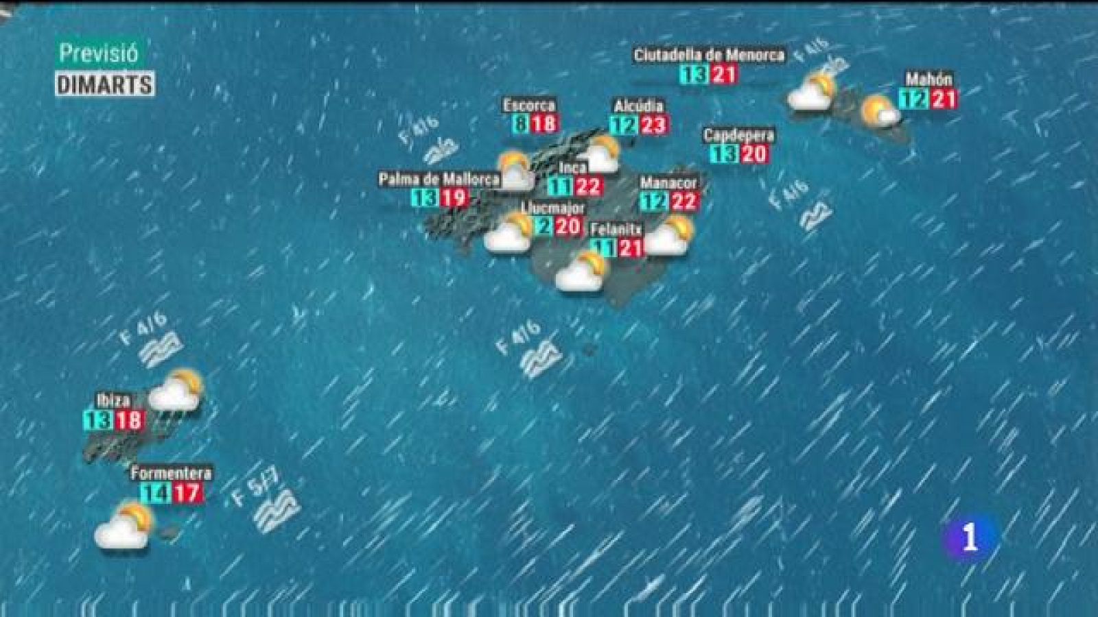 El temps a les Illes Balears - 22/04/19