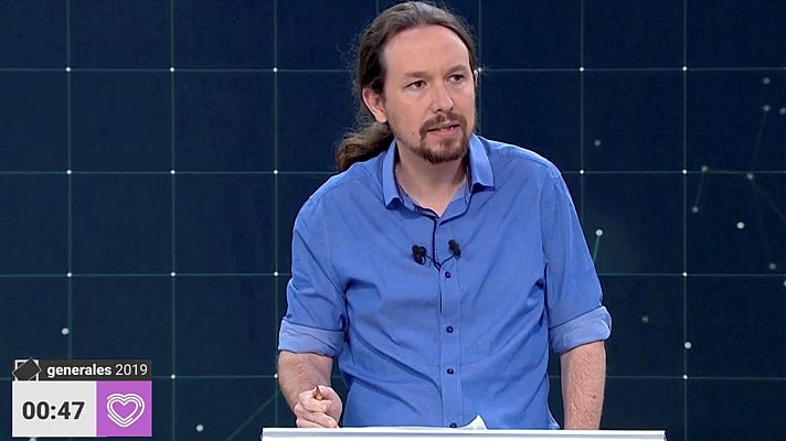 Especiales informativos - Pablo Iglesias: "Discutamos las propuestas que tenemos sin insultos y sin monólogos"