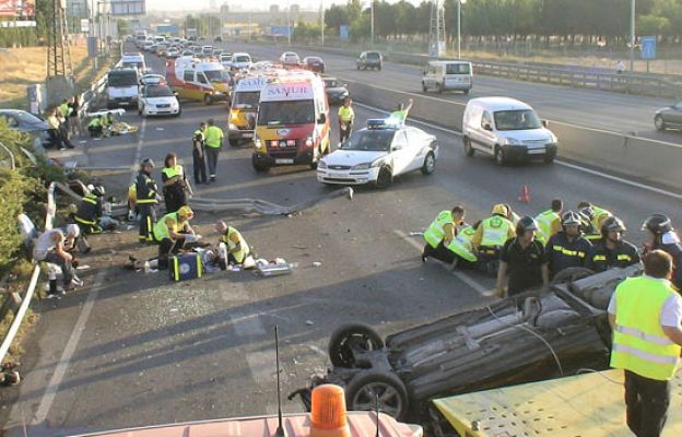  - Accidente de tráfico en Madrid