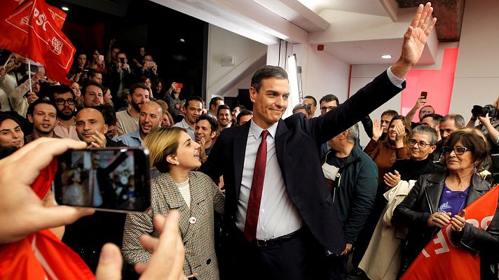 Telediario 1 - Reacciones en los partidos tras el debate en RTVE