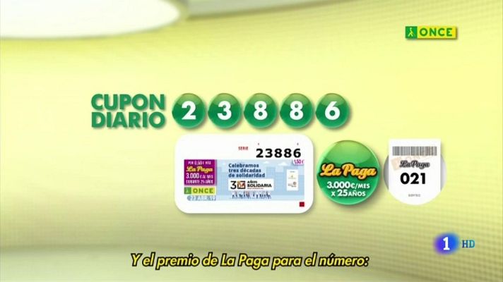 Sorteos ONCE - Sorteo ONCE - 23/04/19