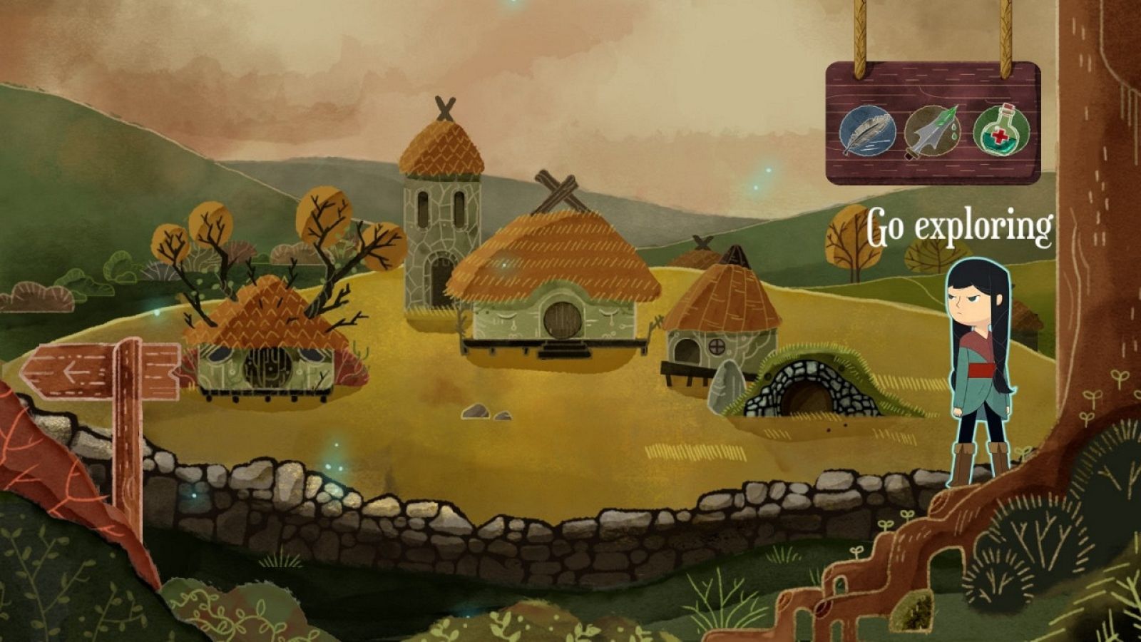 Una maldición, un pueblo paralizado, una heroína y temibles criaturas para hacerlo todo complicado. Ambientación celta y mucha simbología para este videojuego español que surgió como un proyecto fin de master y, en pocos días, se estrenará en la cons