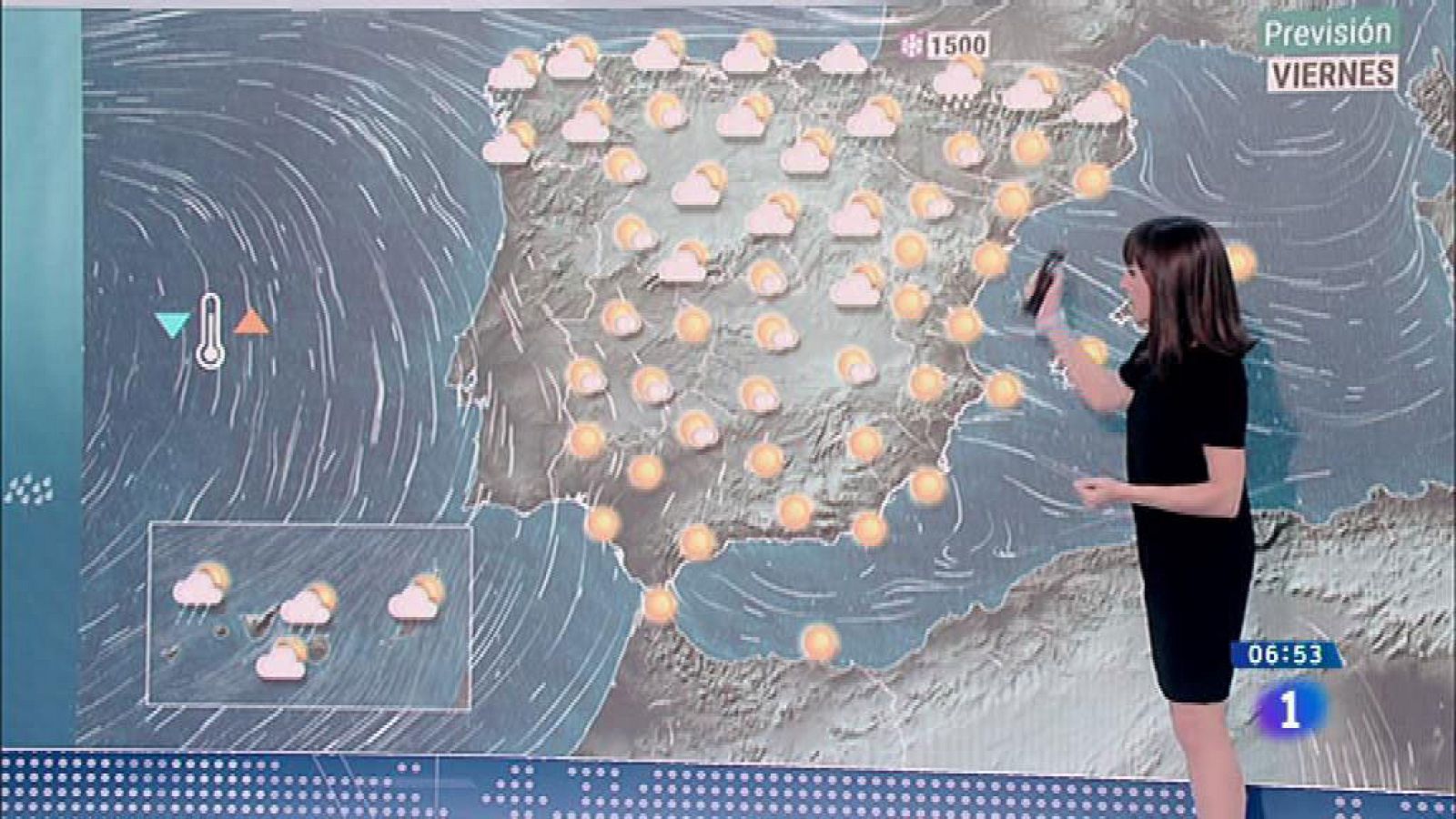 Hoy, predominio del tiempo estable sin precipitaciones en buena parte del país