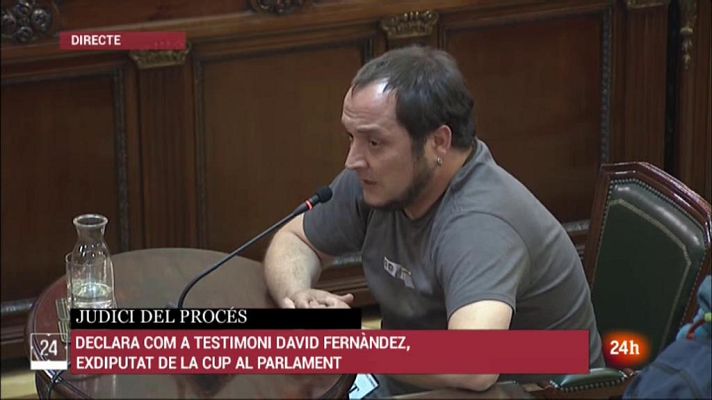  - David Fernandez s'inculpa de desobeir el Tribunal Constitucional